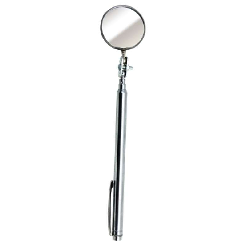 Inspection Mirror, E-2T, Round, Telescoping, E Style, 1-1/4" Diameter