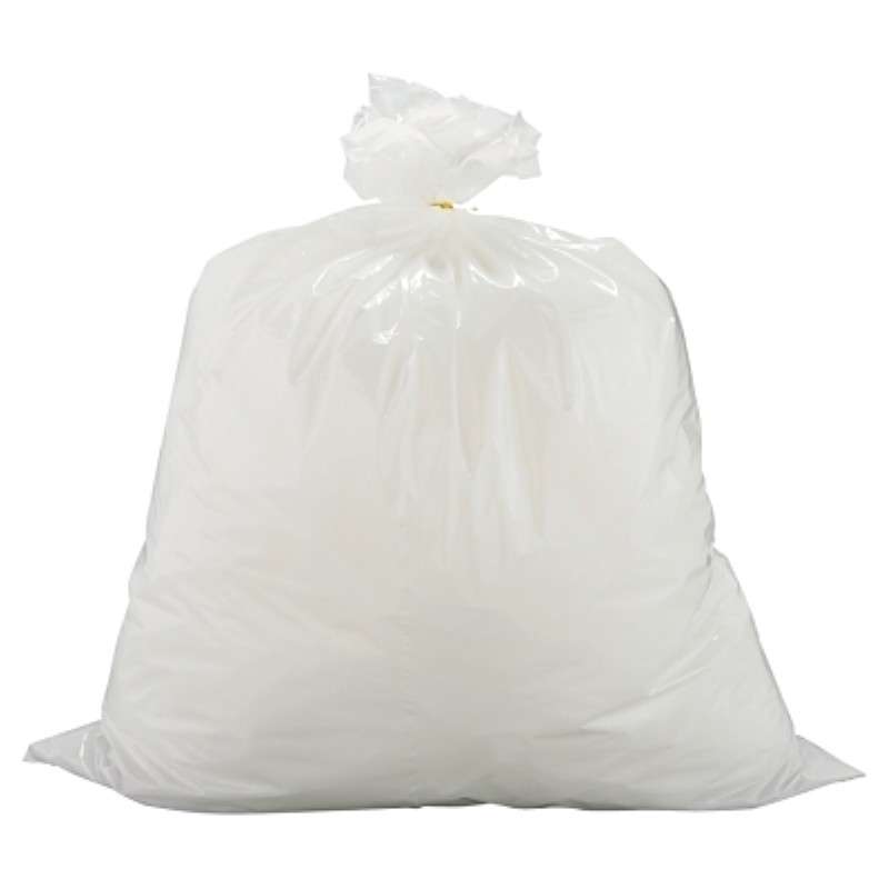 Trash Liner, Flex-O-Bag, Extra-Strong, 13 Gal., 1.25mm, 24" W X 30" H, White