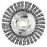 Circular Wheel Brush, Roughneck Jr., 0.020" Steel Wire Fill, 5/8"-11 UNC, 7" Diameter redirect to product page