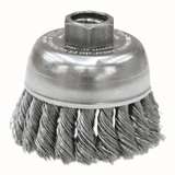 Circular Wheel Brush, Single Row, 0.20" Steel Fill, 5/8"-11 UNC, 2-3/4" Diameter redirect to product page