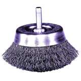Circular Wheel Brush, Single Row, 0.0118" Steel Fill, 1/4" Stem, 1-3/4" Diameter redirect to product page