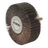 Flap Wheel, Wolverine, Coated, 60AO, 1/4" Stem, 3" Diameter, Red redirect to product page
