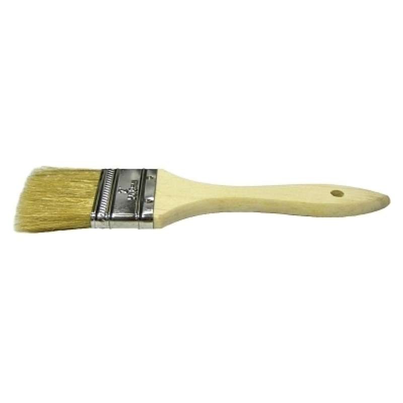 Cleaning Brush, Vortec Pro, 1", White Bristle, Wood Handle, 1-1/2 L, White