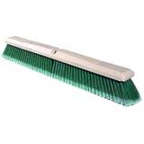 Floor Brush, Perma-Sweep, Polystyrene, Tan Block, 24", Green Fill redirect to product page