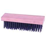 Wire Scratch Brush, Flat Face, Wood Block, 0.014" Carbon Steel Fill, 1-5/8" L redirect to product page