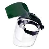 Faceshield, Flip-Up IR Window & Ratcheting Headgear, Anti-Fog, Clear, DP4 Series redirect to product page