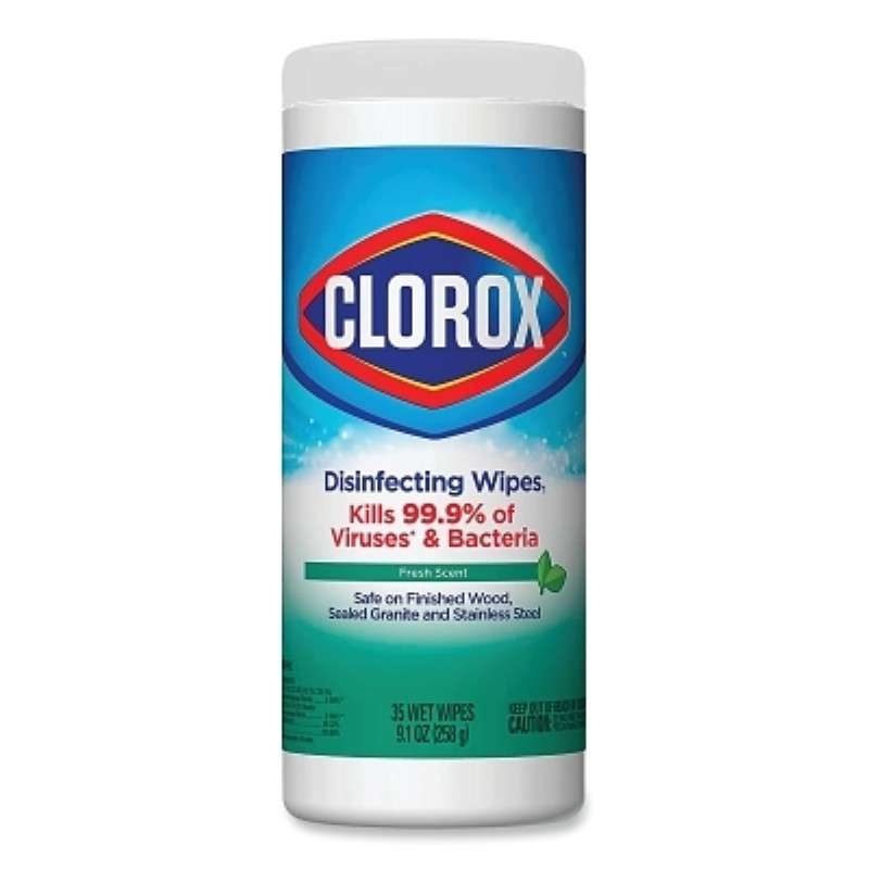 Wipes, Disinfectant, Fresh Scent, 35-Count Canister