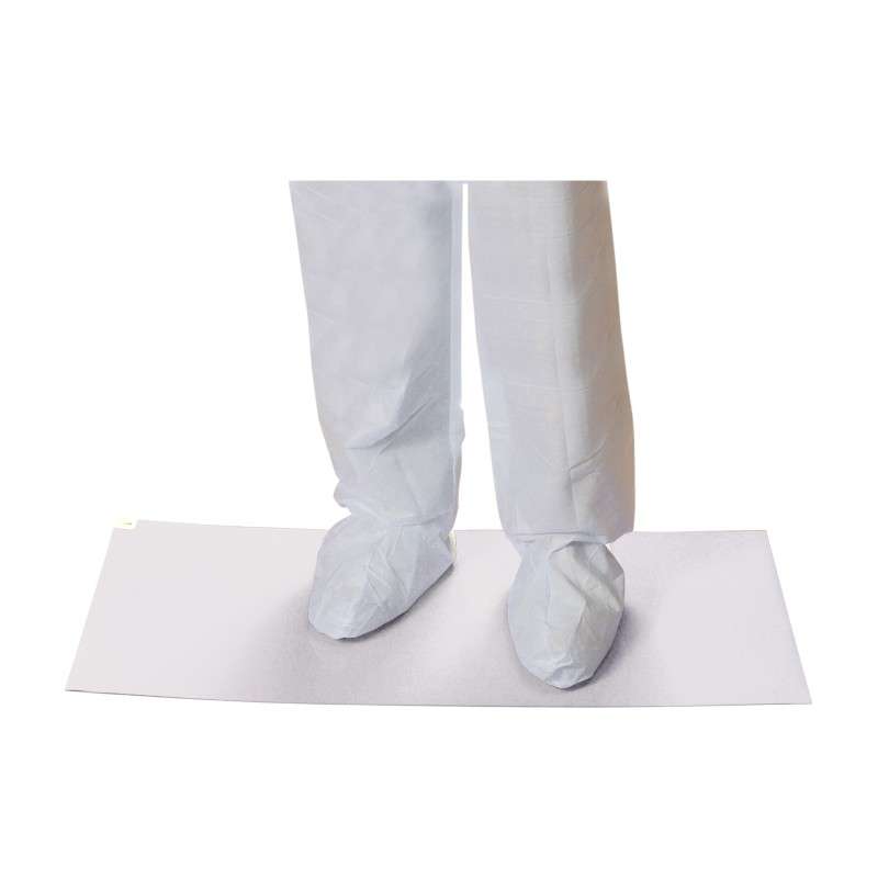 CleanTeam® 30-Layer Contamination Control Tacky Mat, 36 in x 36 in, White 8/CA, 30 Layers