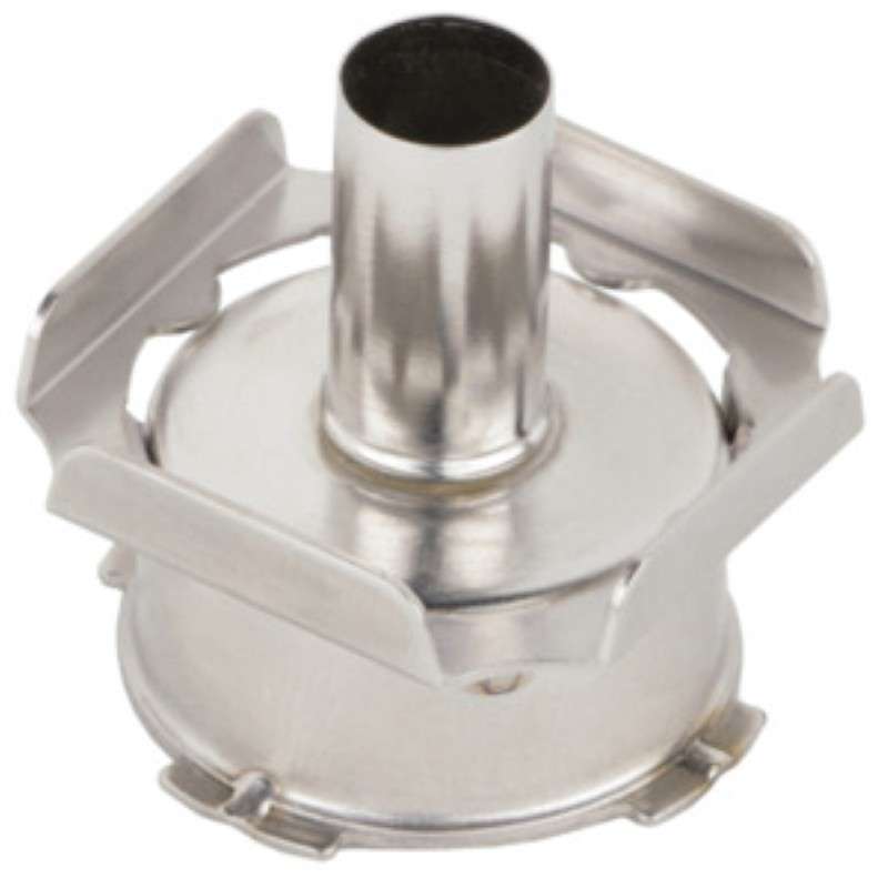 Hot Air Nozzle, Round Straight, 8mm Diameter, Single Jet