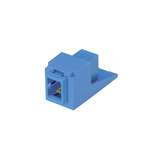 Fiber Adapter Module, SC APC Simplex, Singlemode, Zirconia Split Sleeve, Blu, 1Pc redirect to product page