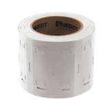 Thermal Transfer Marker Plate, Non-Adhesive, 3"x1", White, 1Roll/500 redirect to product page