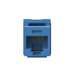 NetKey Jack Module, Cat 6A, UTP, RJ45, Punchdown, Blue, 25Pcs