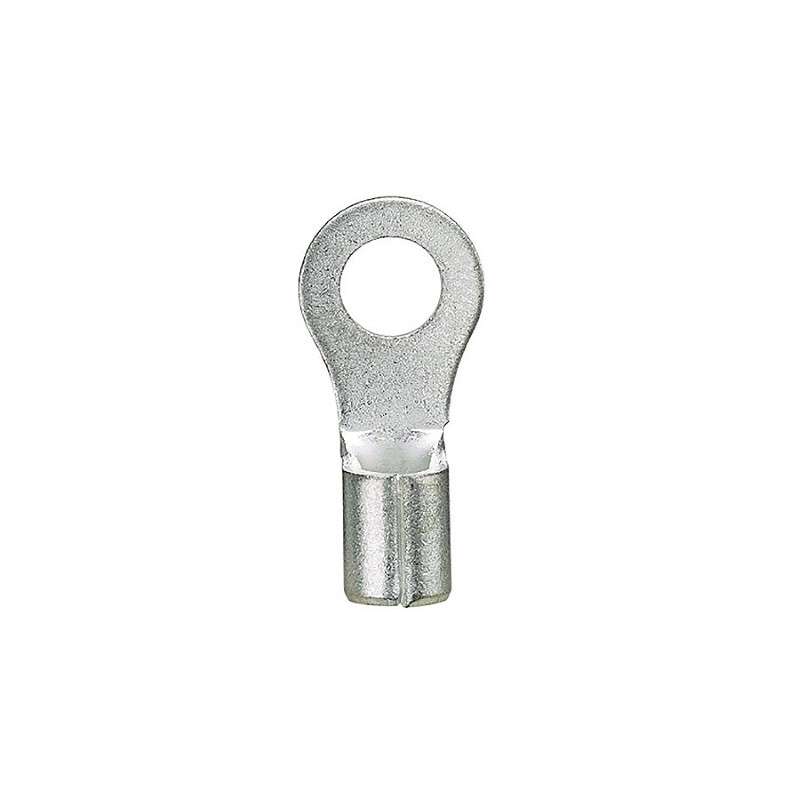Ring Terminal, Non-Insulated, 2000V, 10-14AWG, 10 Stud, 50Pcs