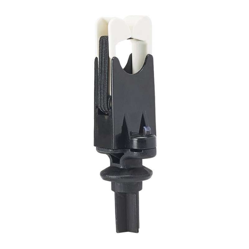 QuickBuild Peg w/RER.75, For Quick Build System, Nylon, Black/White, 1Pkg/10Pcs