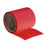 Continuous Tape, 4" x 100', Vinyl, Red, 1Roll redirect to product page