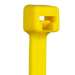 Pan-Ty locking tie, int cross section, 11.4" yel