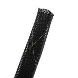 Braided Sleeving, Polyethylene Terephthalate, .5" ND x 100'L, Black redirect to product page