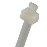 2pc Cable Tie Nylon 6.6  Natural  4in  1000/PK redirect to product page