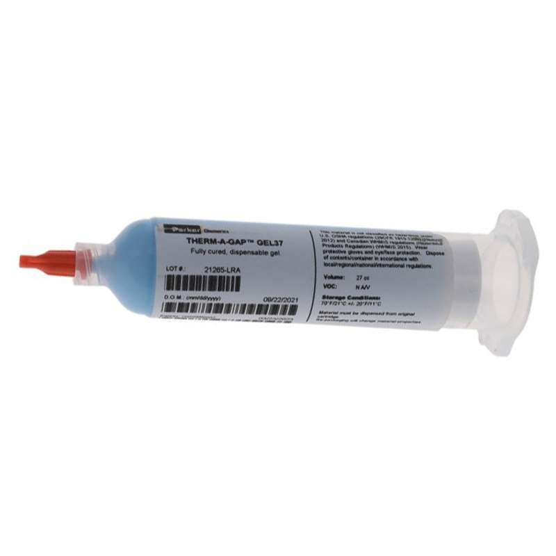 THERM-A-GAP GEL37 High Performance Fully Cured Dispensable Gels, 30cc EFD (27cc Fill) Cartridge