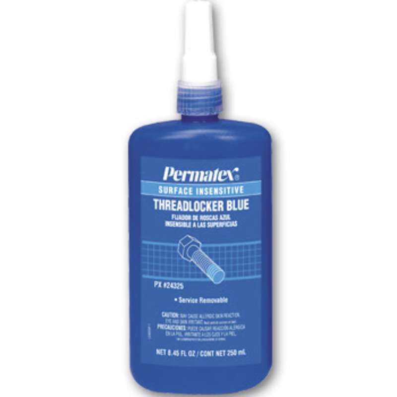 Medium/High Strength Surface Insensitive Blue Threadlocker, 250 ml Bottle