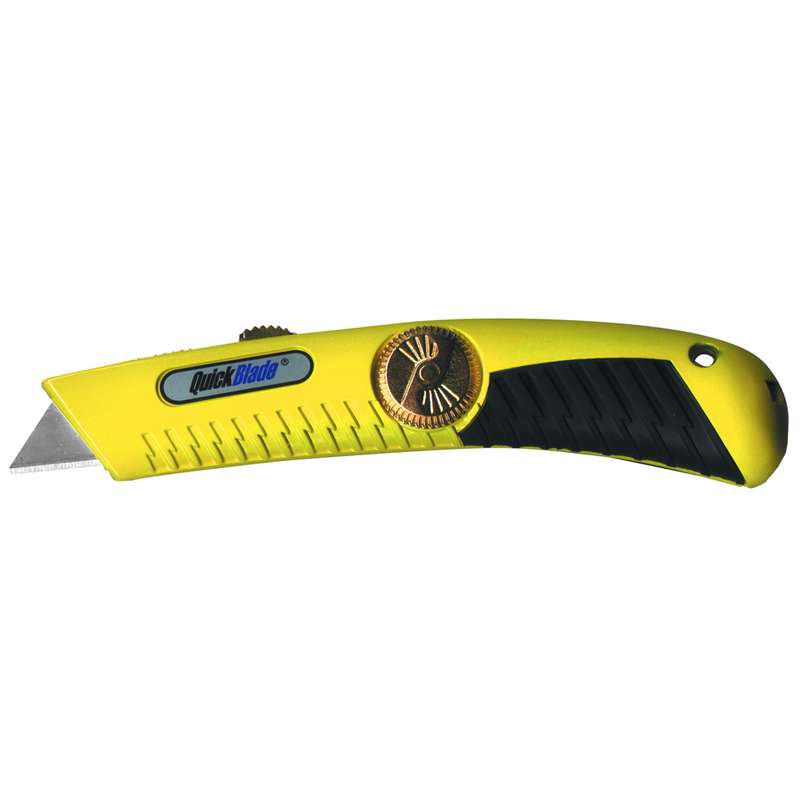 Quick blade change/retractable utility knife