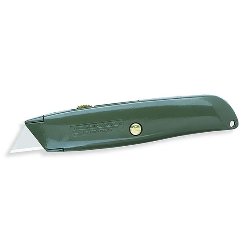 Retractable utility knife, bulk, w/ three .025 blades