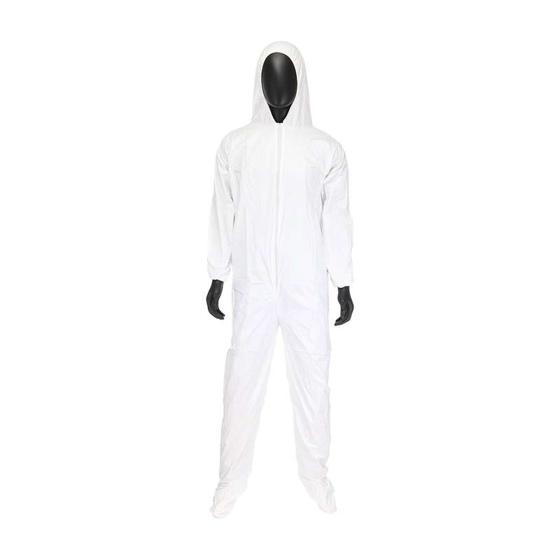 Microporous Coverall Hood & Boot 47 gsm, 3XLarge, White, 25 per Case
