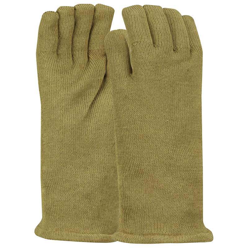 QRP Qualatherm 50G, 14", Heat & Cold Resistant Electrostatic Dissipative Gloves, Brown, XL