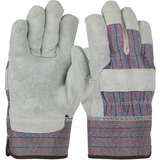 Split Cowhide Leather Palm Gloves, XL, 1 Dozen Pair, Blue redirect to product page
