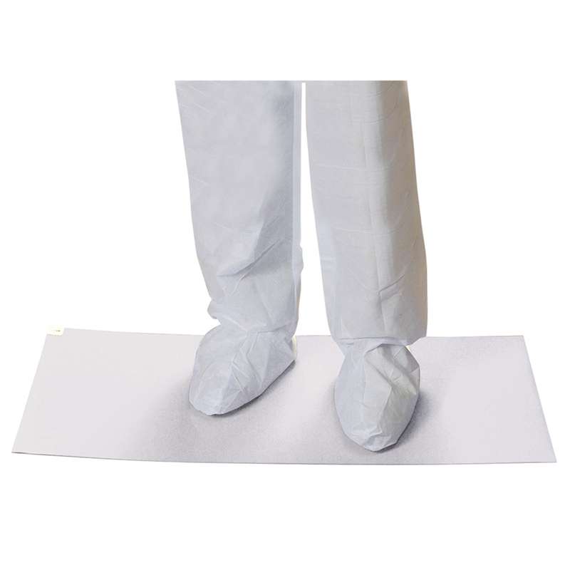 Cleanroom 30-Layer Contamination Control Mat, White, 18 in x 36 in, 8 per case