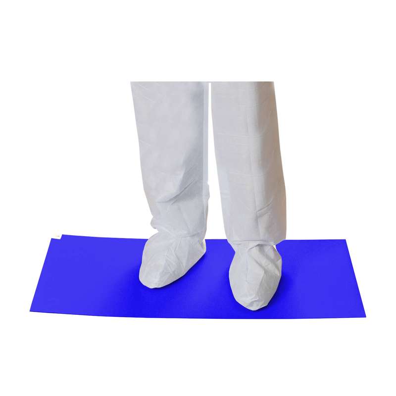 30-Layer Contamination Control Mat, 36 in x 45 in, Blue, 8 per case