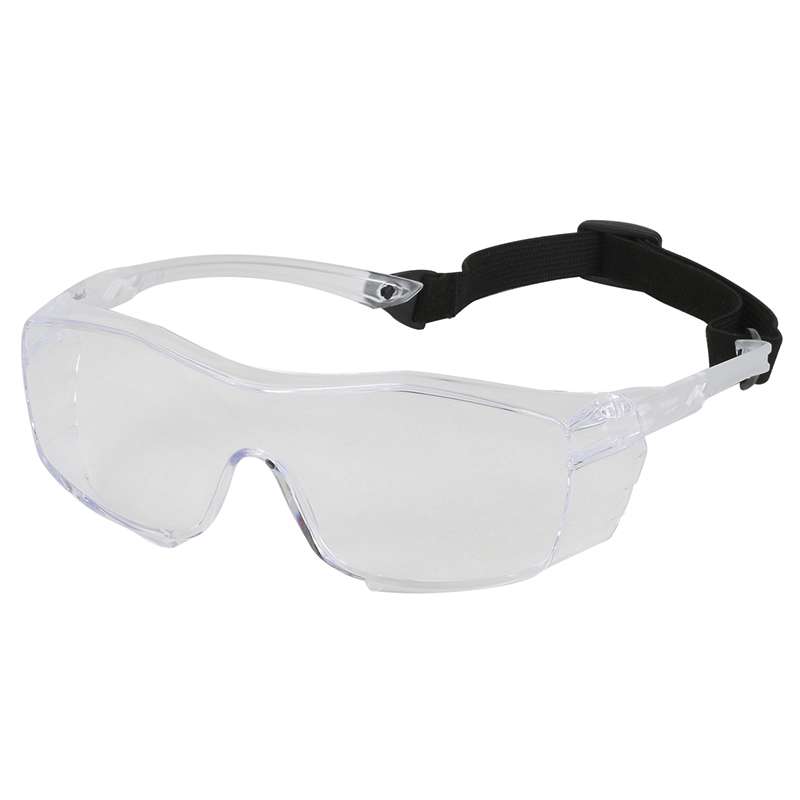 OTG  Safety Glasses with Headband, Clear Lens and Fogless® 3Sixty™ Coating, 144 per Case