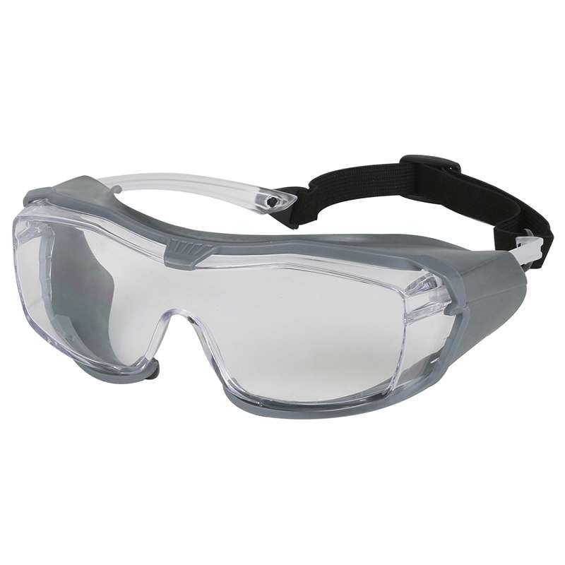 OTG Safety Glasses with Rubber Gasket, Headband, Clear Lens and Fogless® 3Sixty™ Coating, 60 per Case