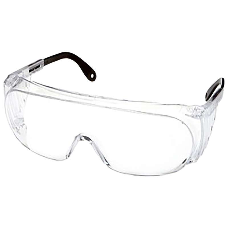 Uvex Ultra-spec® 2000 OTG Rimless Safety Glasses with Clear Temple and Clear Lens and Anti-Scratch Coating. Clear OneSize