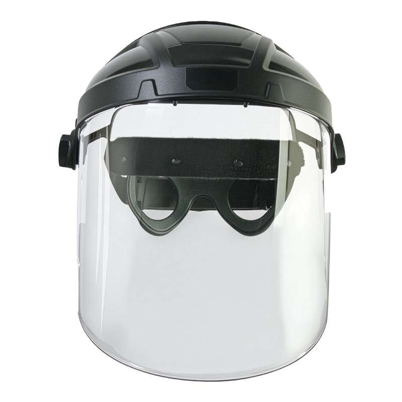 Uvex Turboshield™ Uncoated Clear Polycarbonate Safety Visor for Turboshield System Black OneSize