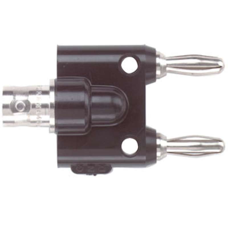 BNC Female to Double Stacking Banana Plug Adapter