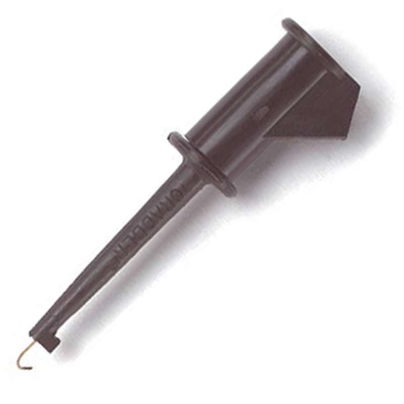 Micrograbber® Test Clip with .025" Square Pin, Black