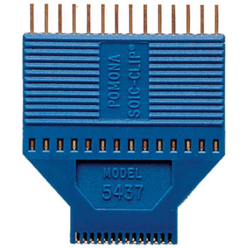SOIC/SOJ Test Clip, 28 Pin for Chips with either Gull Wing or "J" Leads