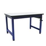 Hand Crank Adjustable Work Table, 4-Post, ESD 36"D x 48"W redirect to product page
