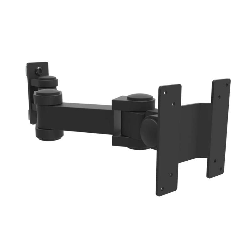 Flat Screen Monitor Holder, Double Arm, 17" Extention, Black