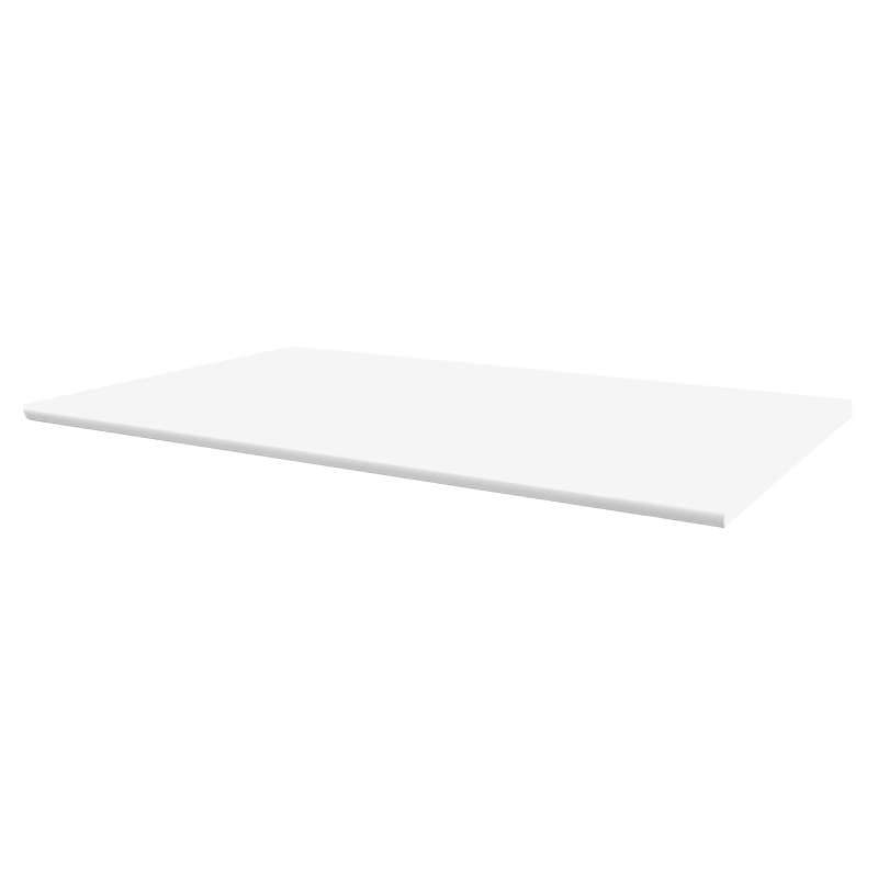 ESD Bullnose Worksurface, 36" x 72", White