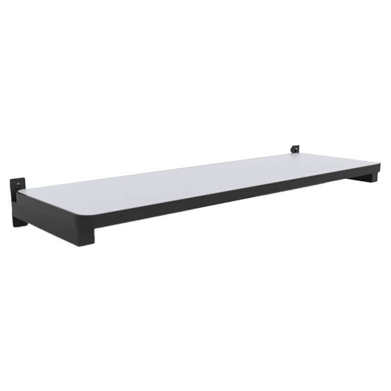 ESD Laminate Shelf with Protective Edges, White Surface Color, 18" D x 36" W
