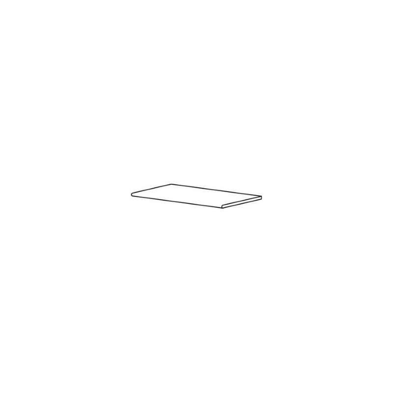 Bullnose Worksurface, White, 30" D x 72"W