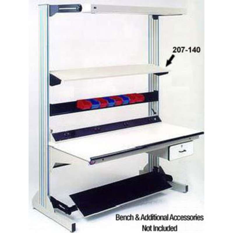 Dimension Next Quick Ship Adjustable Metal Shelf 12x72" w/Mounting Brackets