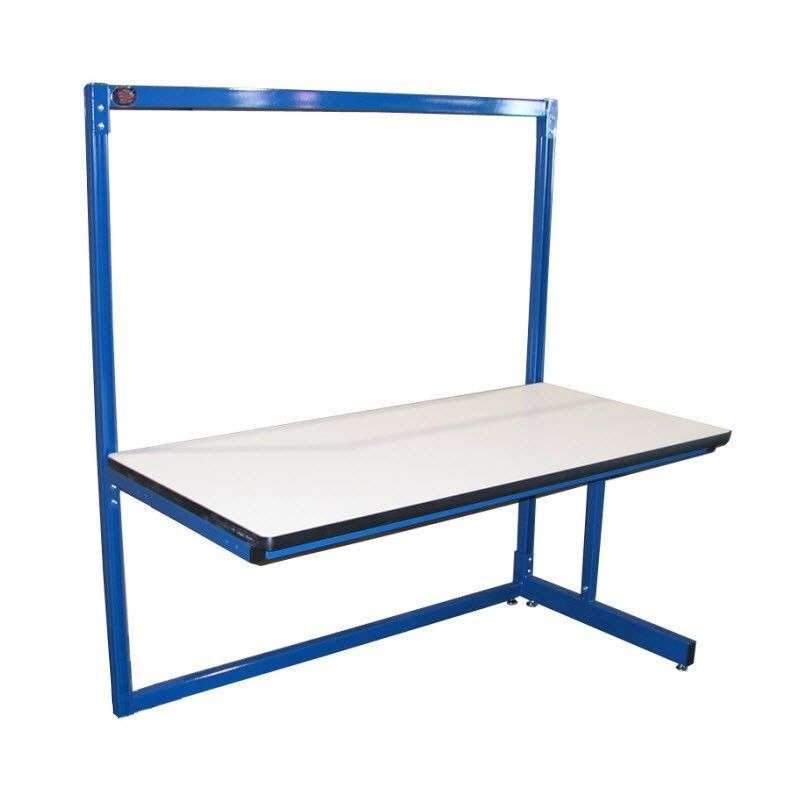 Basic Series Quick Ship Single Sided Non-ESD Workstation Add-On Unit, 30"D x 60"L x 65"H