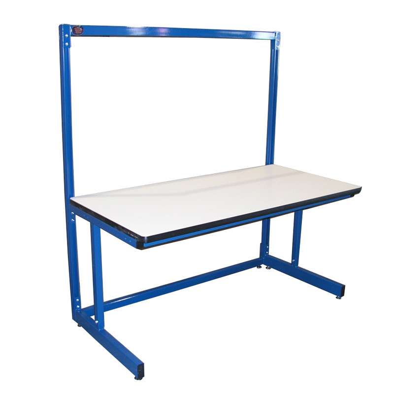 Basic Series Quick Ship Single Sided Non-ESD Workstation Starter Unit, 30"D x 60"W x 65"H
