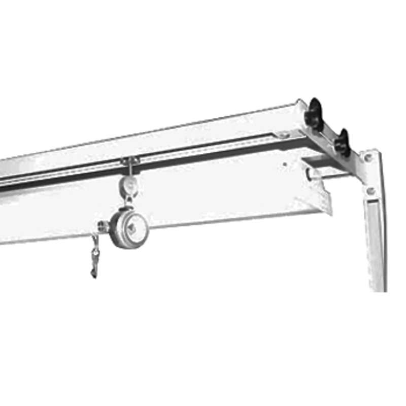 Tool Suspension Frame with 2 Tool Trolleys for Use with 72" Bench with Uprights and No Overhead Light