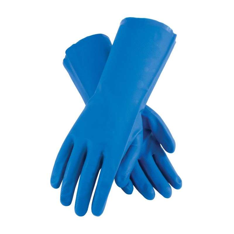 Assurance® Blue Diamond Raised Grip Chem Gloves, XXL, 12 Dozen per Case
