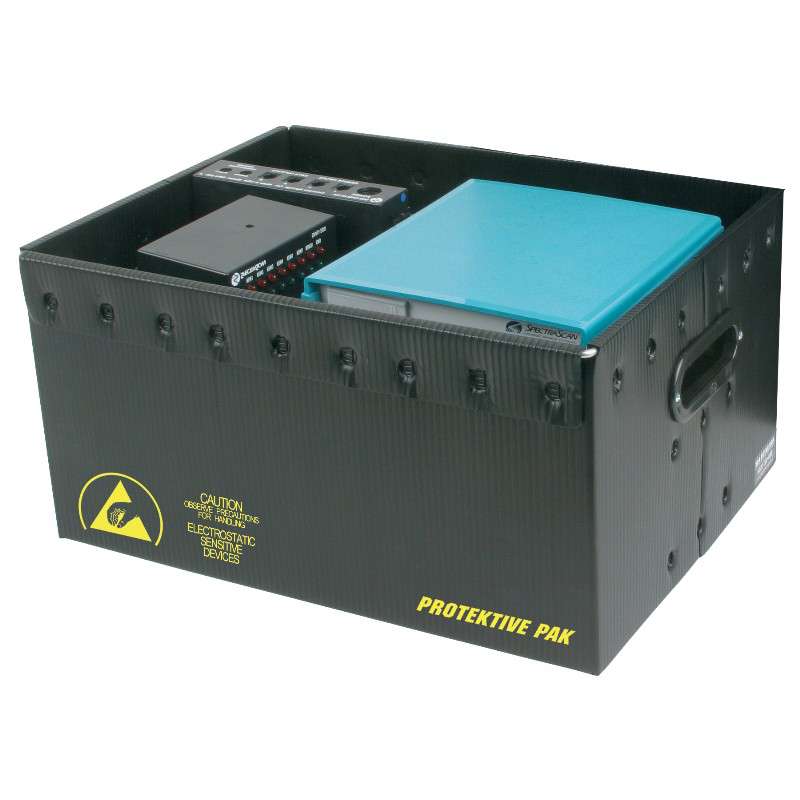 Permanently Conductive Plastek Storage Container