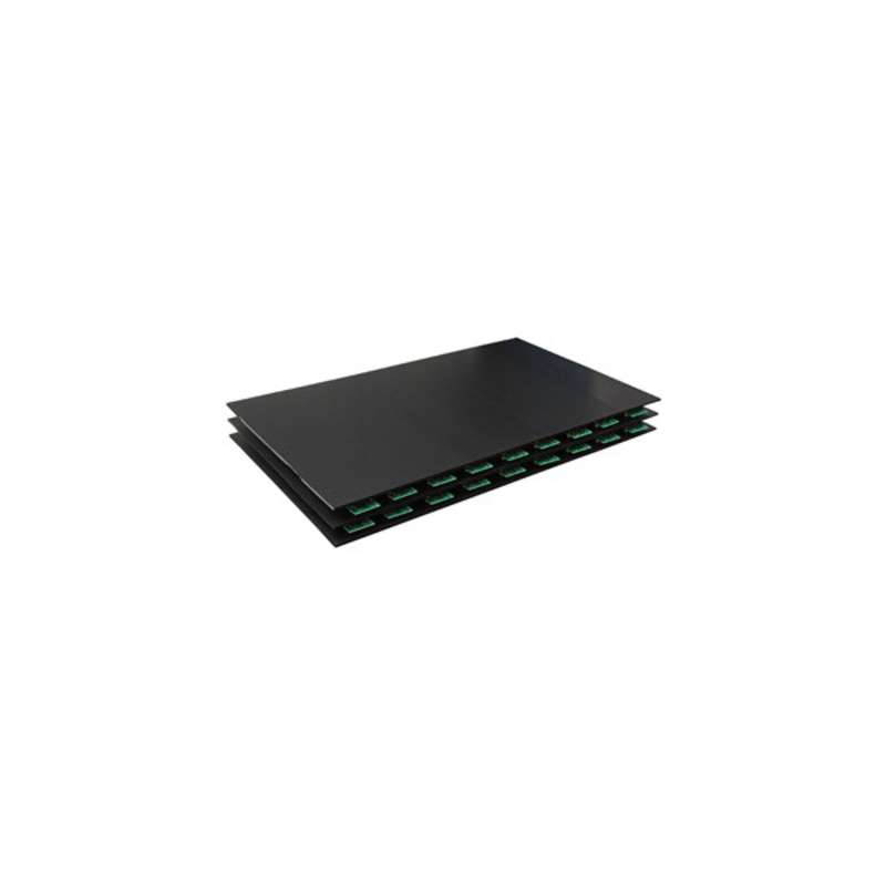 Conductive Fluted Plastek™ Sheet, 3mm x 48 x 60"